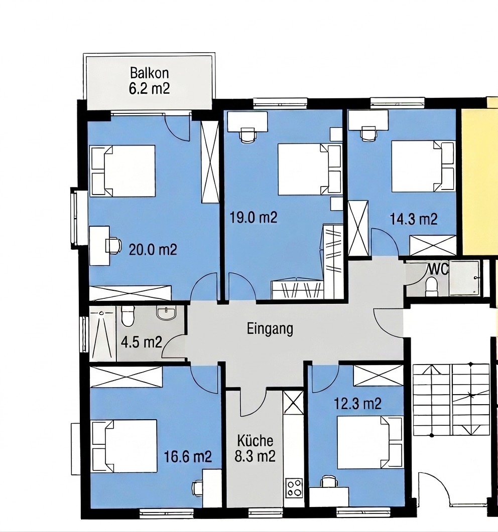Room in a shared flat
