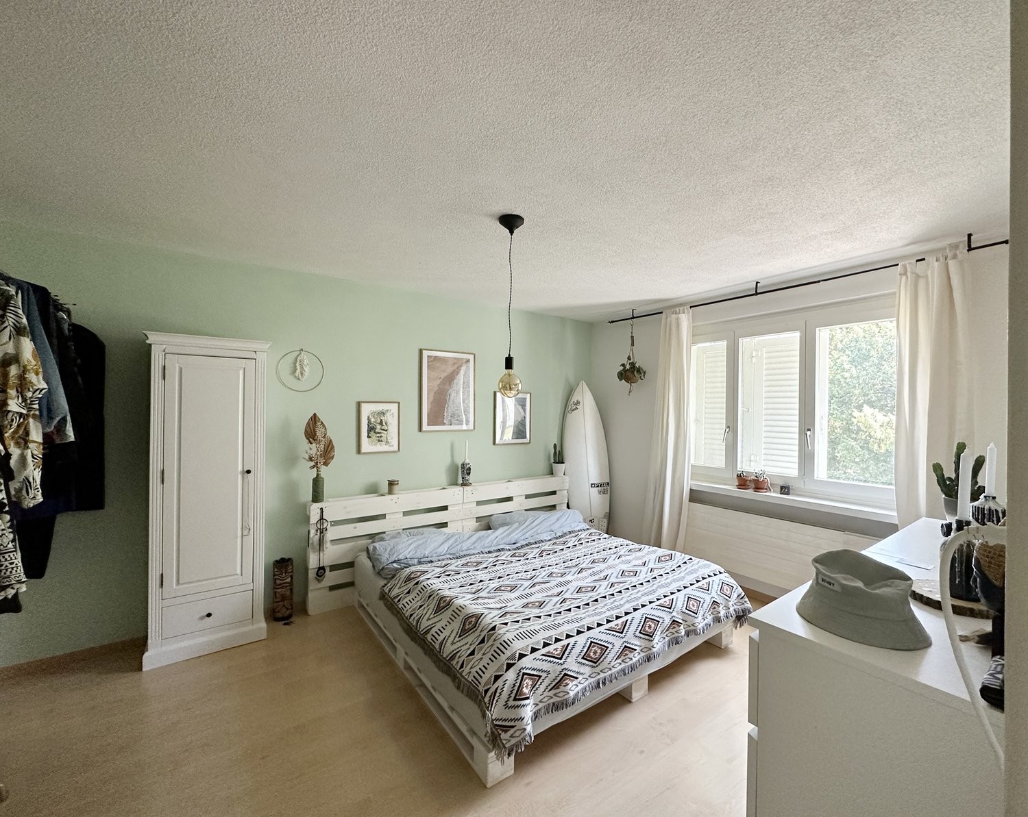 3 rooms furnished flat