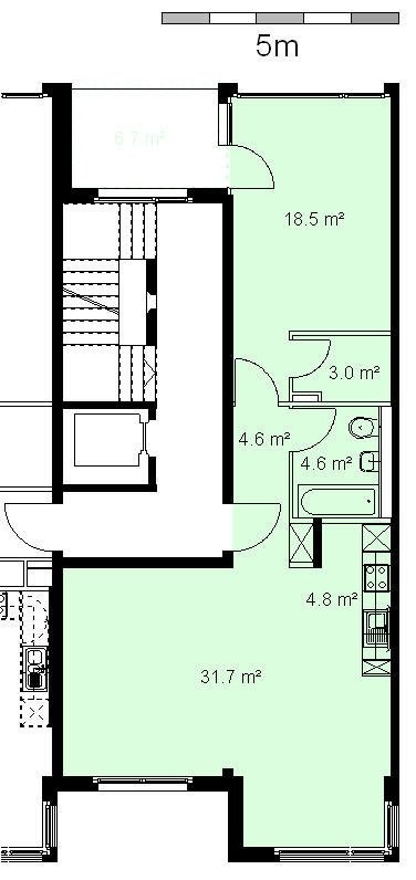 2 ½ rooms apartment
