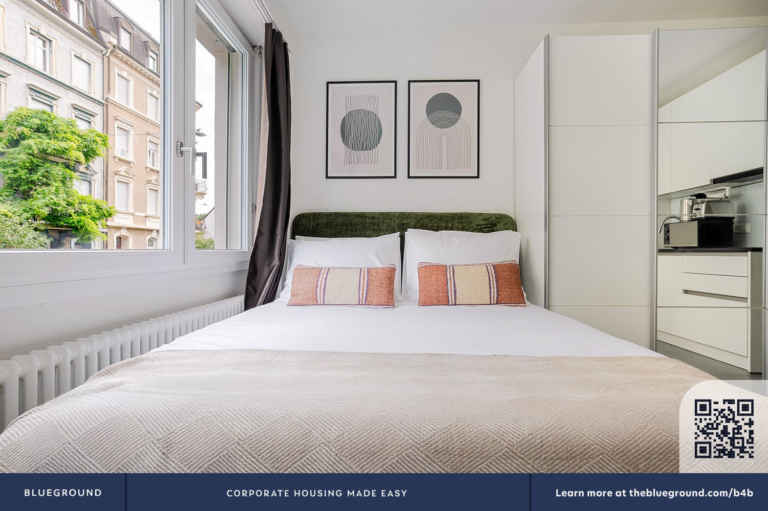 1 ½ pièces appartement meublé