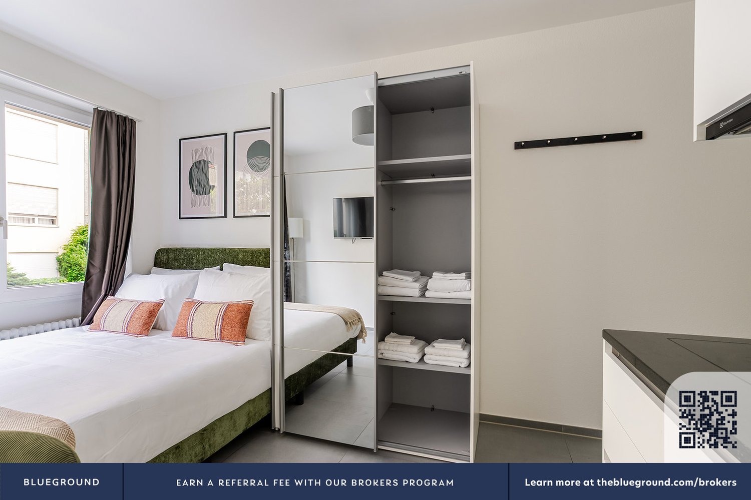 1 ½ pièces appartement meublé