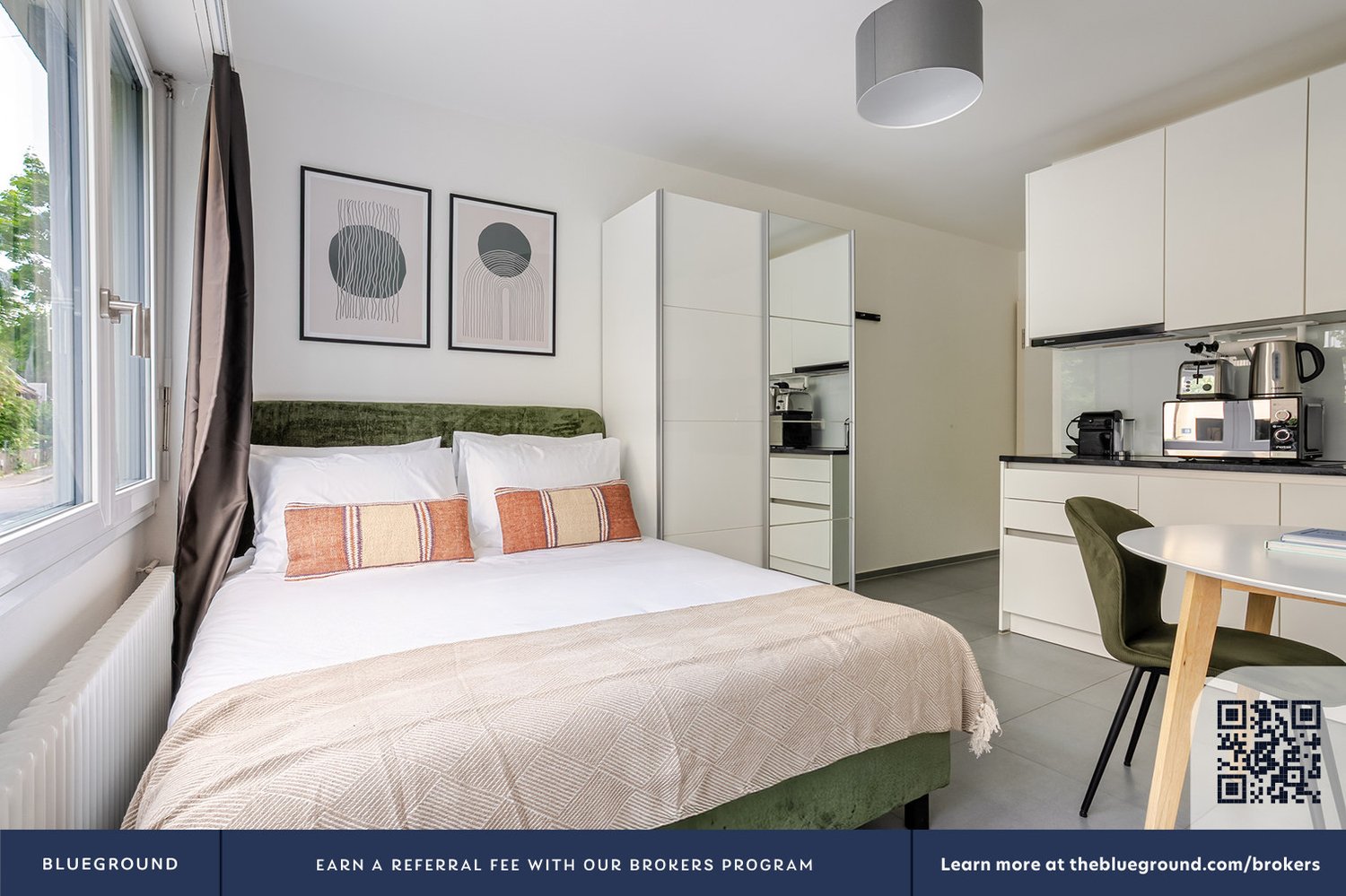1 ½ pièces appartement meublé