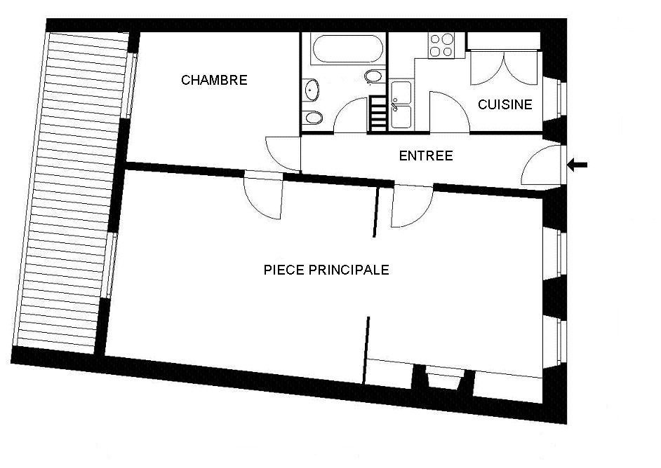 3 rooms apartment