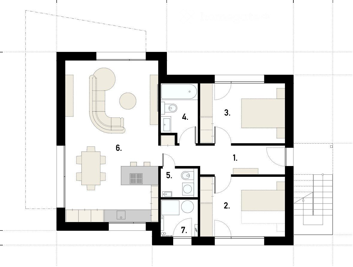 3 ½ Zimmer-Wohnung, Foto 5 von 5