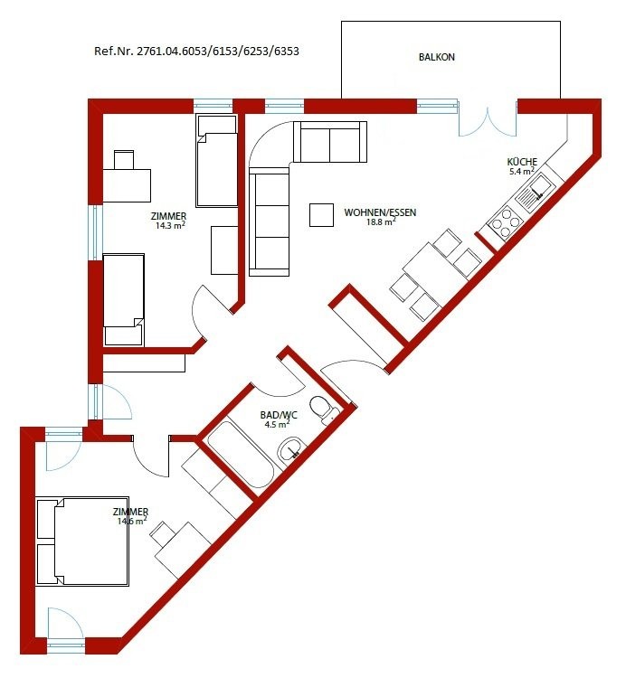 3 ½ rooms apartment, Foto 10 von 10