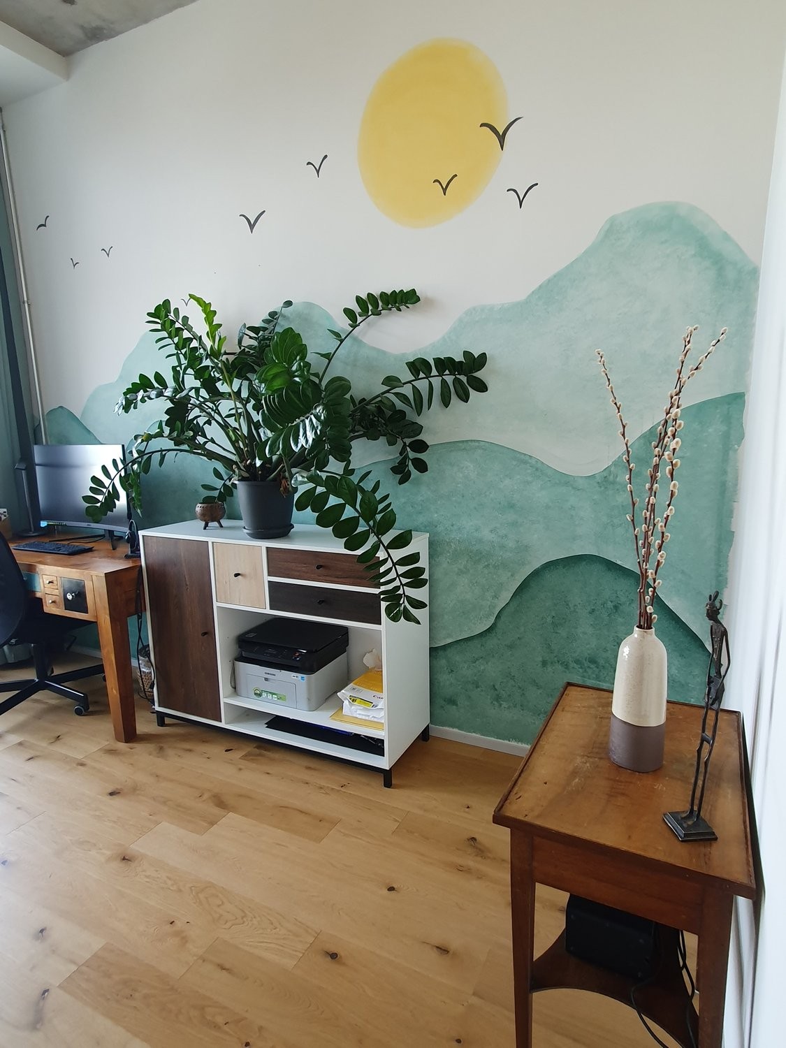 4 rooms furnished flat