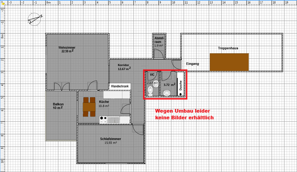 1 ½ rooms apartment