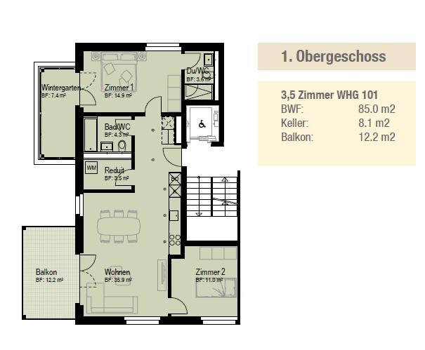 3 ½ rooms apartment, Foto 10 von 10