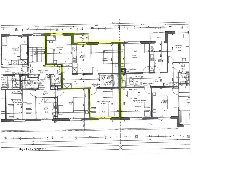 3 rooms apartment