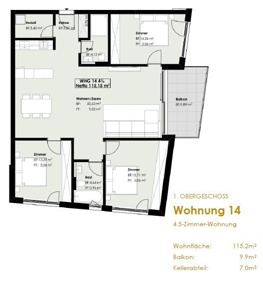 4 ½ room apartment