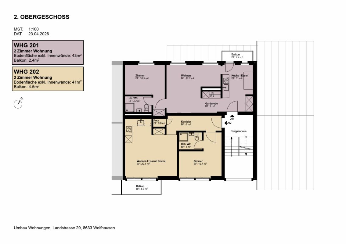 2 rooms apartment