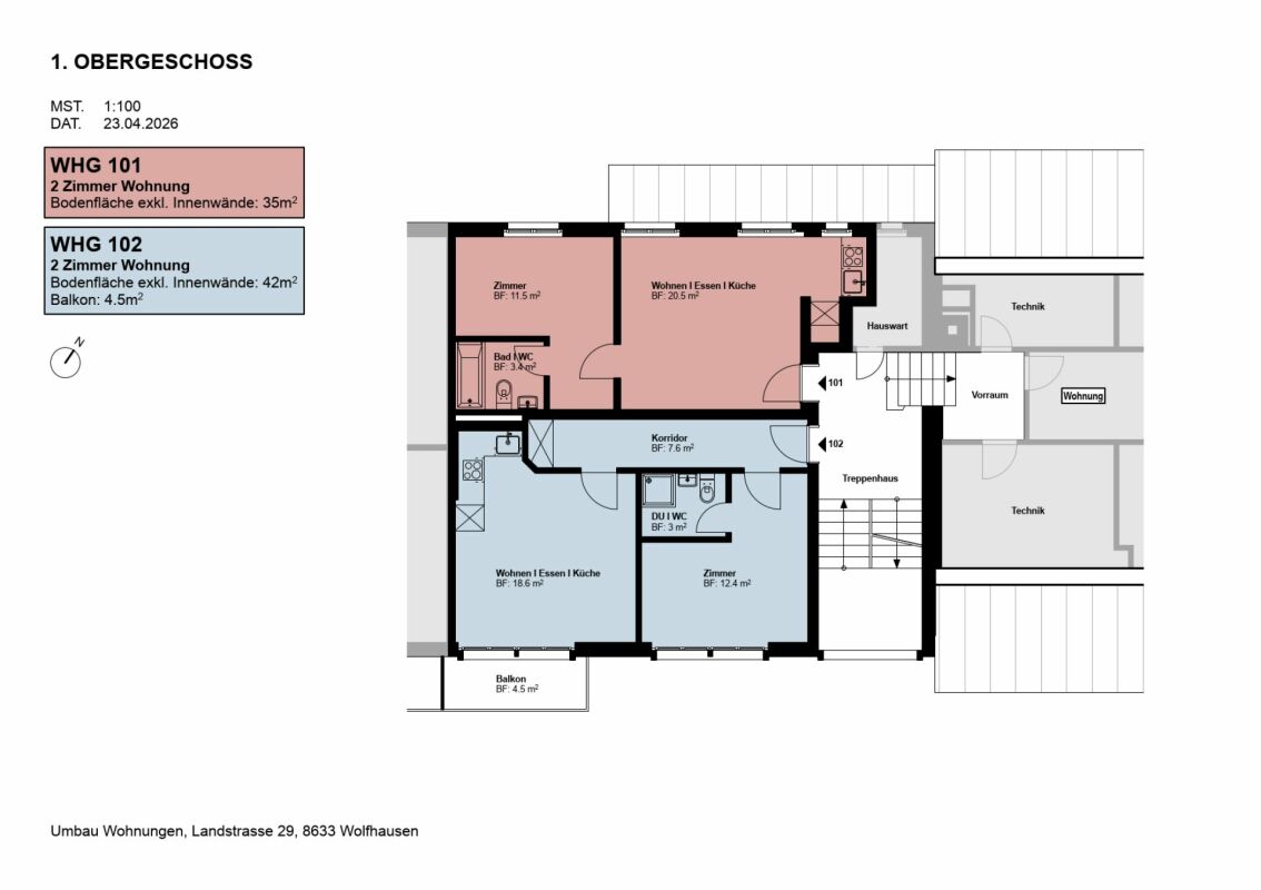 2 rooms apartment