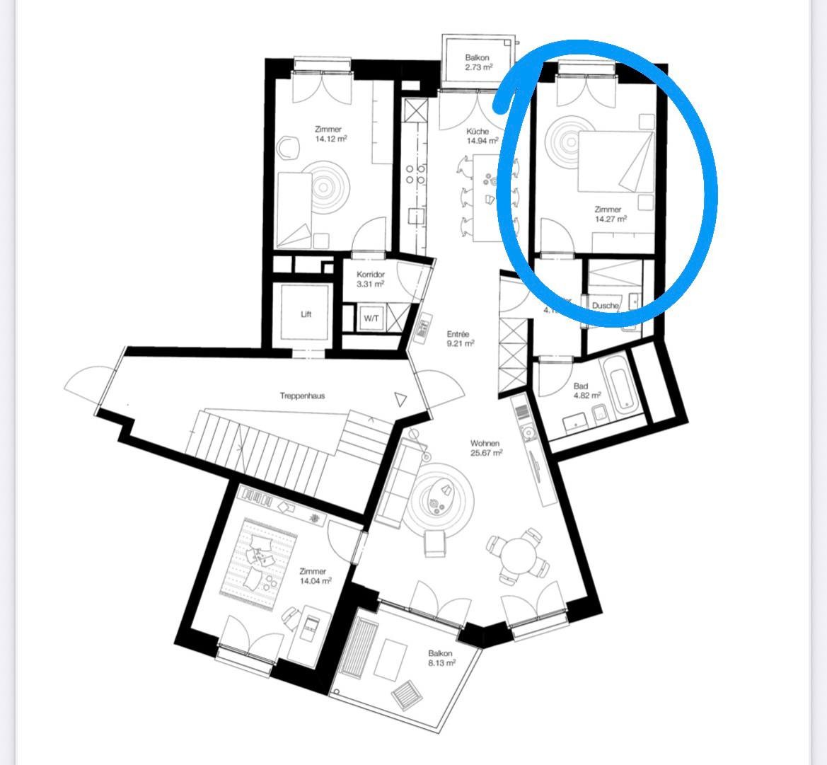 Zimmer in einer WG, Foto 6 von 6