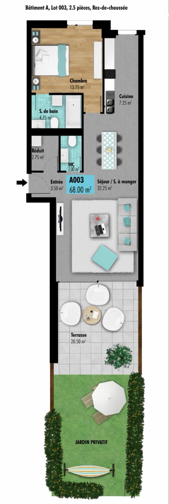 2 rooms apartment