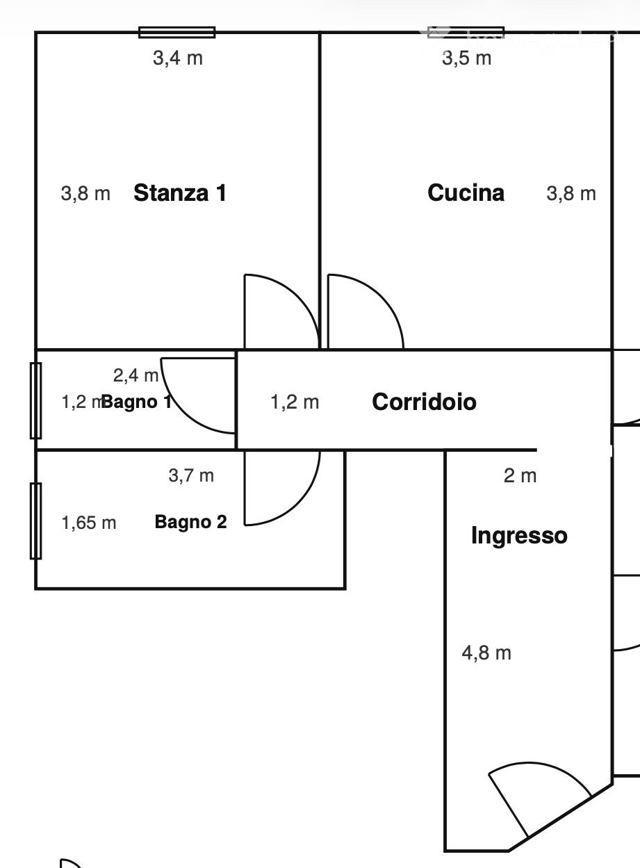 1 Zimmer Wohnung, Foto 1 von 3