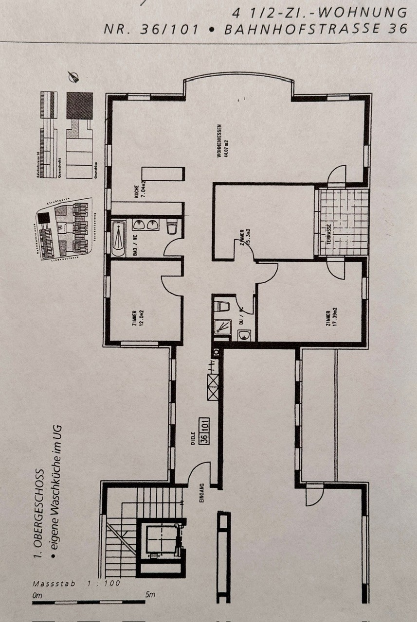 Appartamento di 3 ½ locali