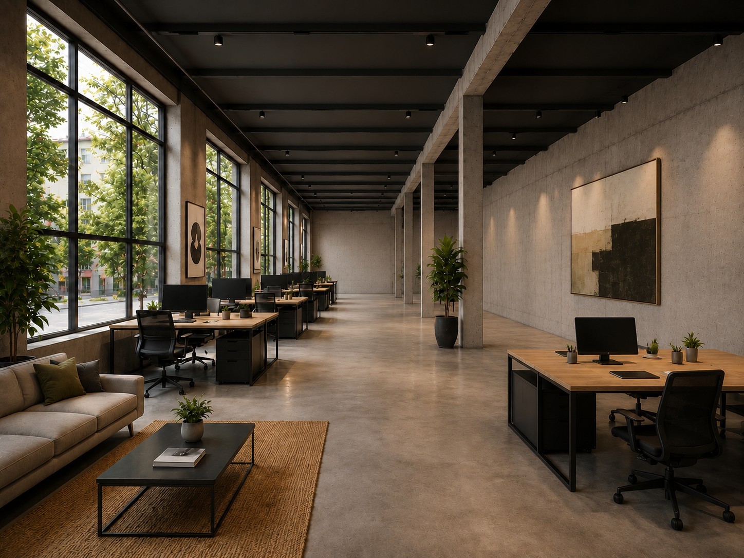 730m² office