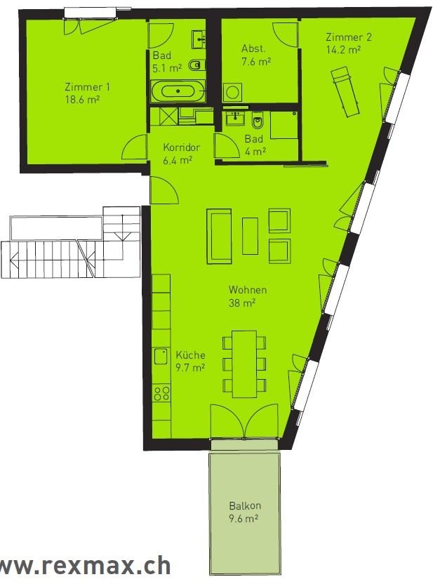 4 ½ rooms apartment