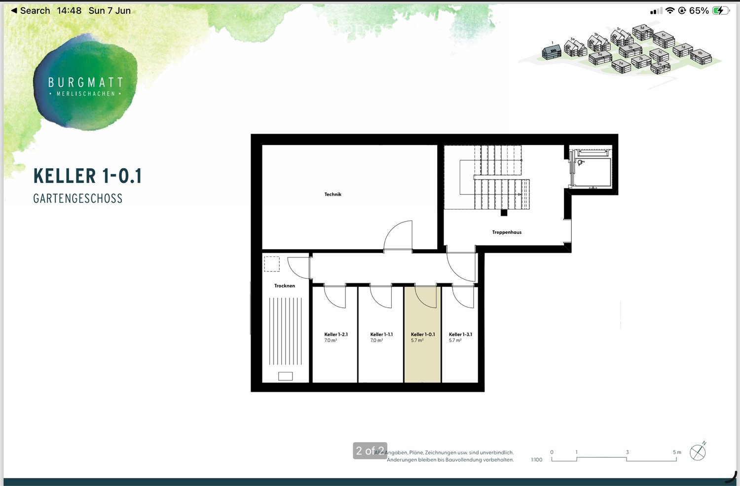 1 ½ pièces appartement