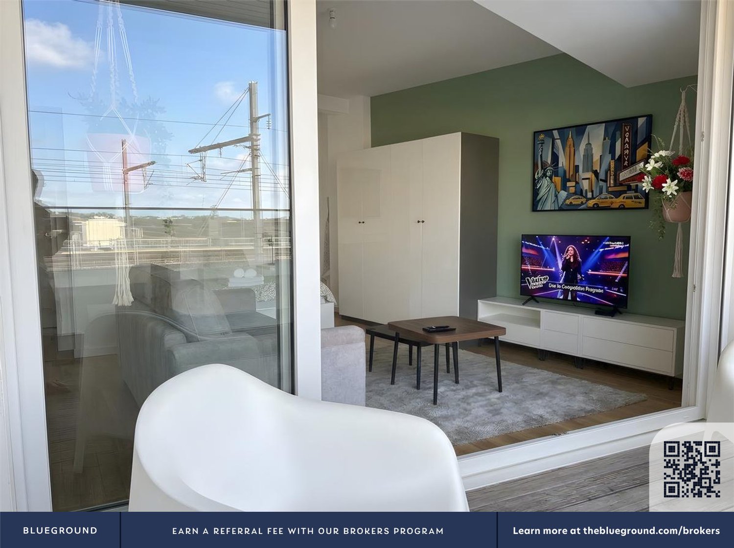 2 pièces appartement meublé