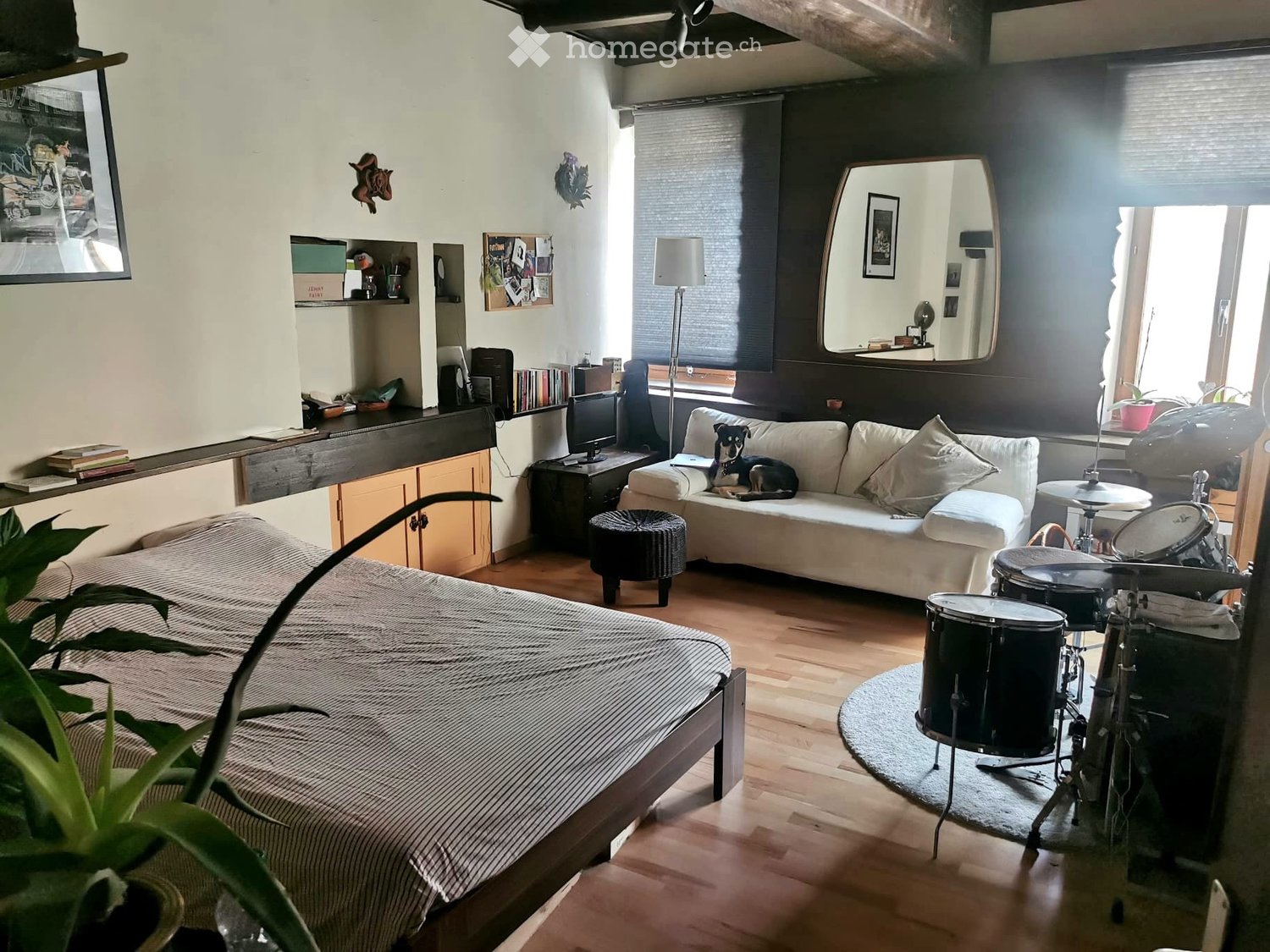 1 pièce chambre individuelle