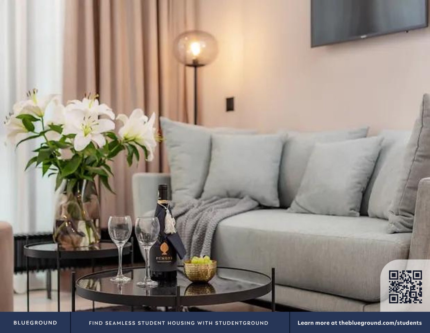 1 pièce appartement meublé