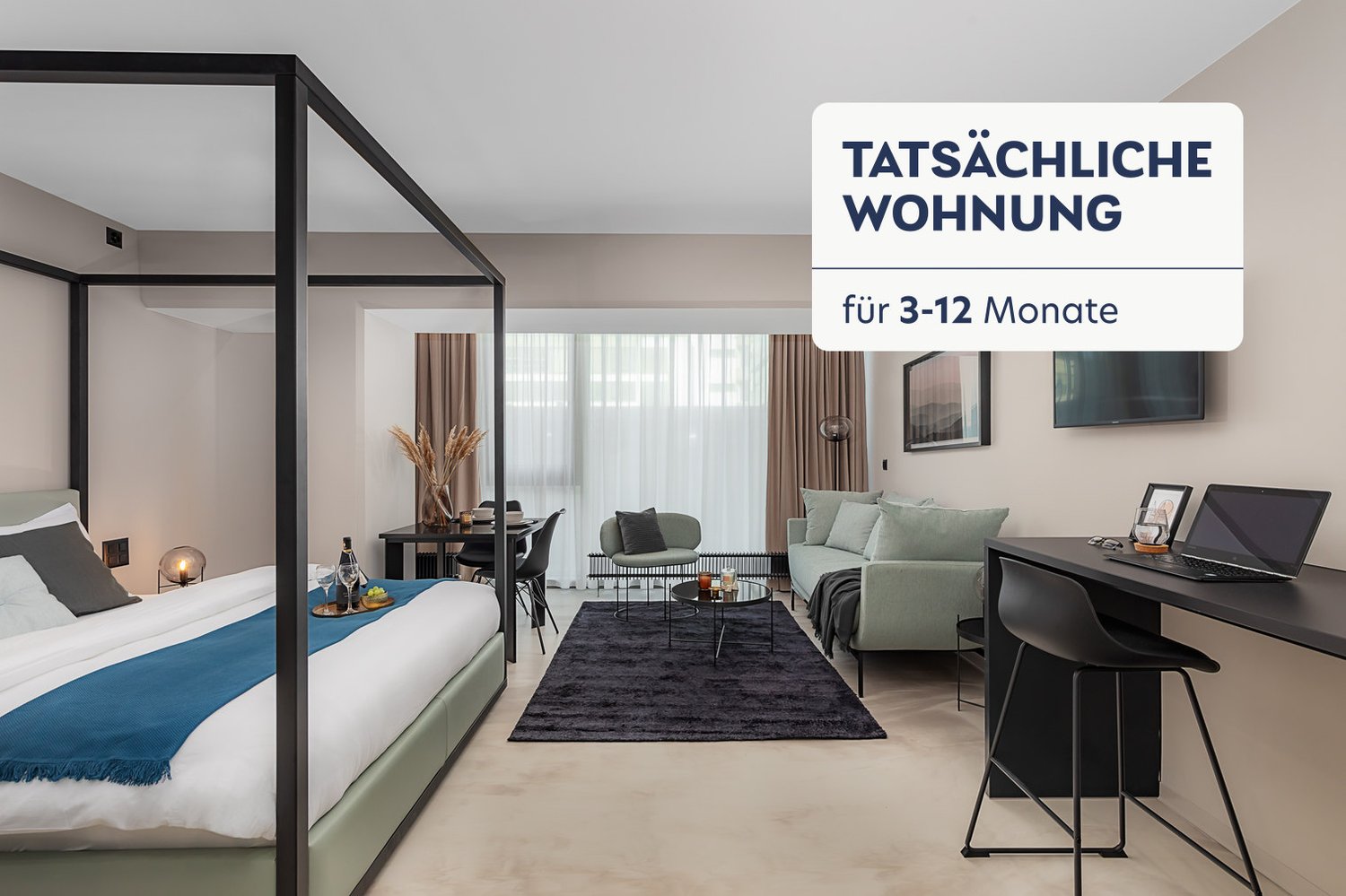 1 pièce appartement meublé