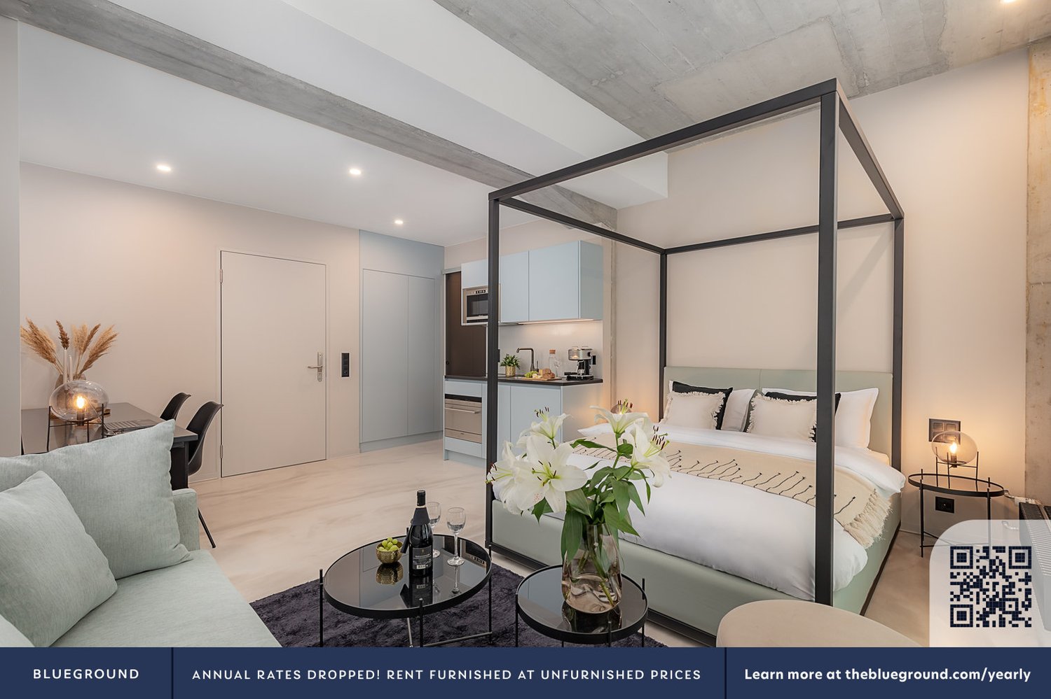 1 pièce appartement meublé