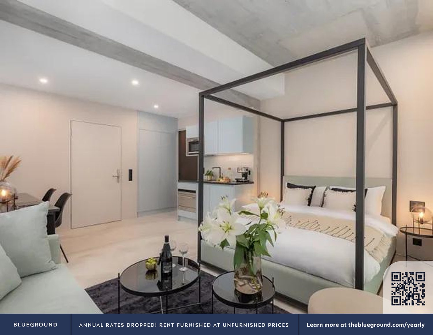 1 pièce appartement meublé