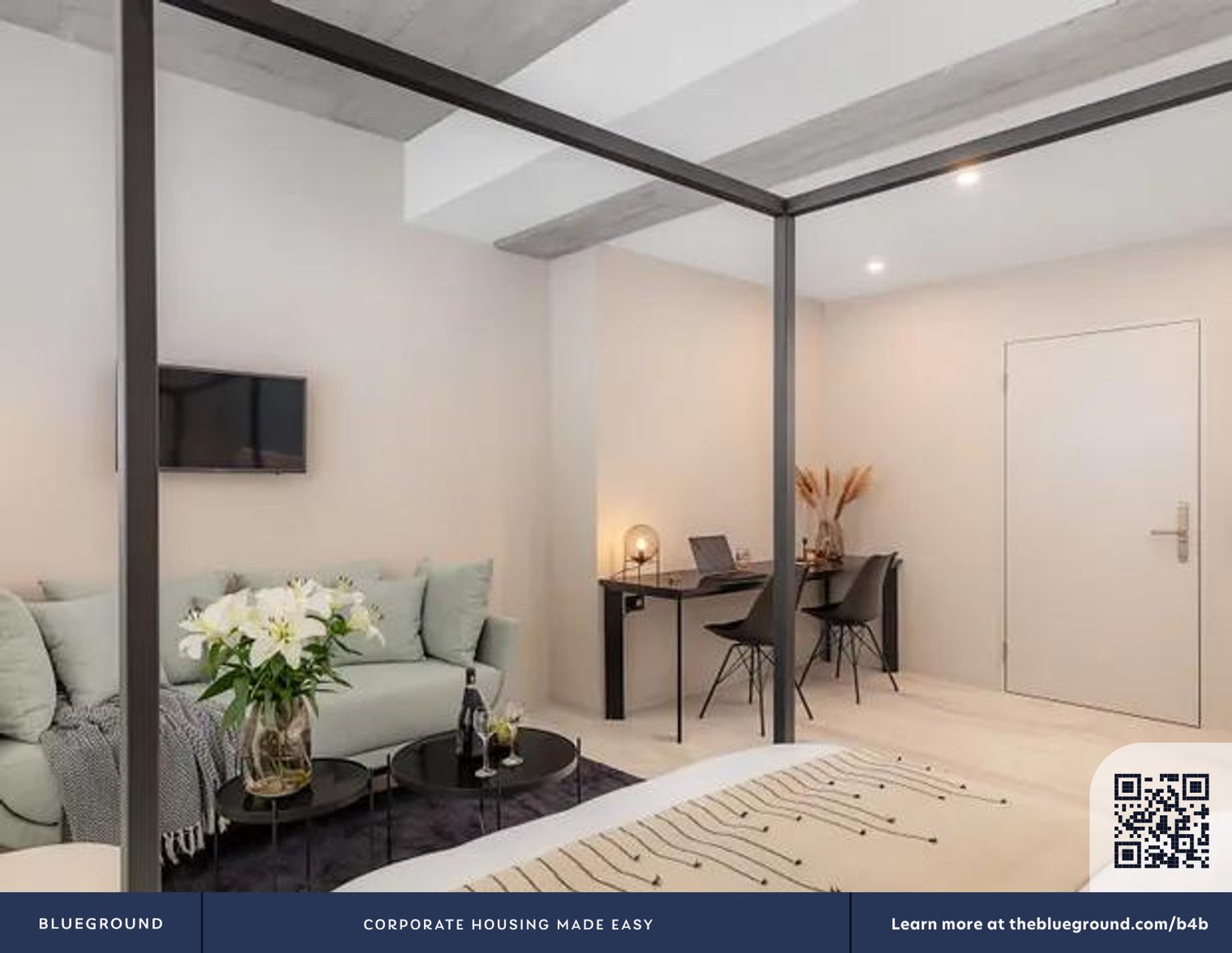 1 pièce appartement meublé