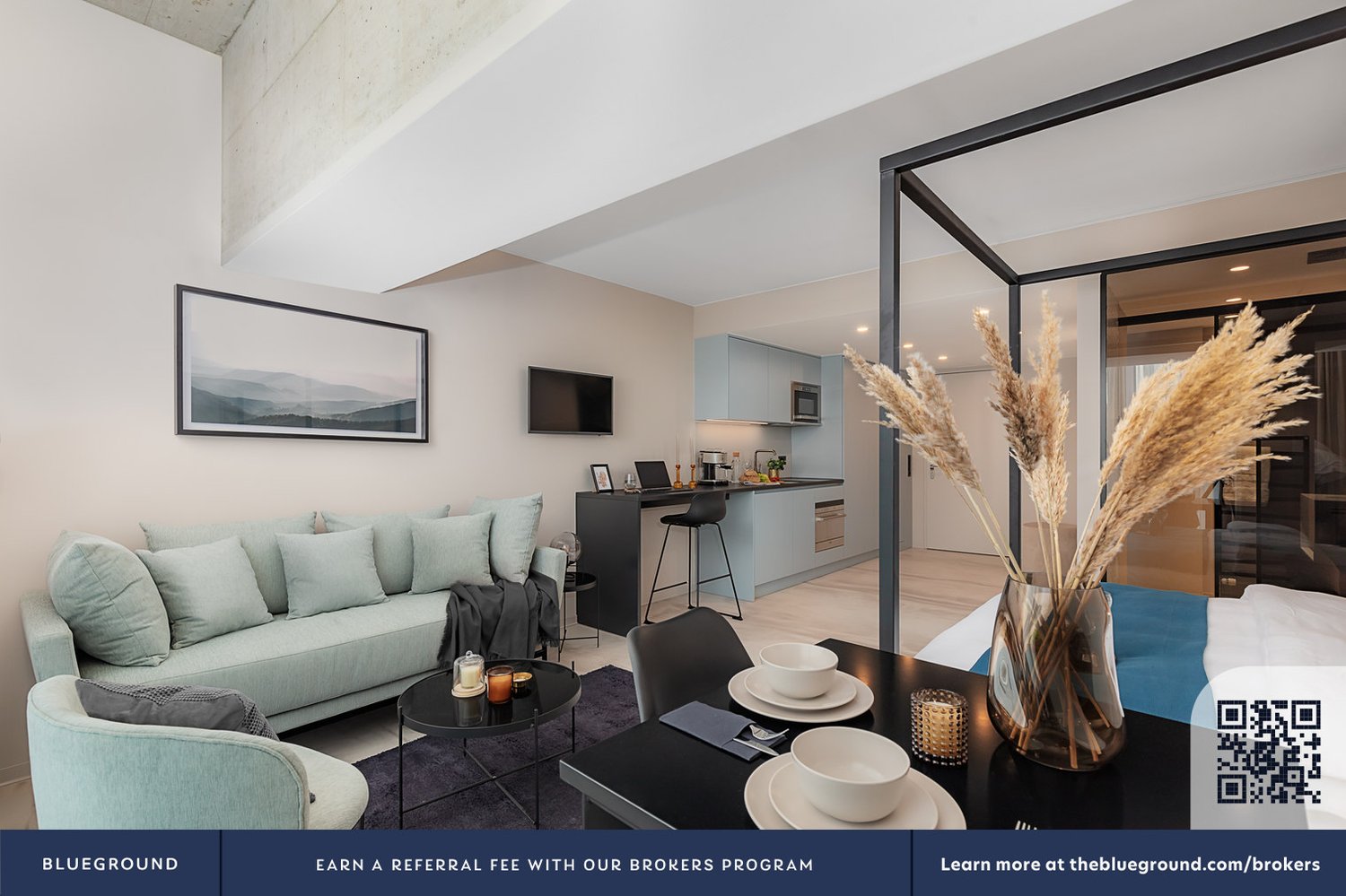 1 pièce appartement meublé
