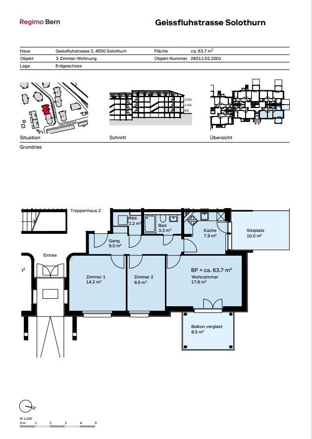 2 rooms apartment