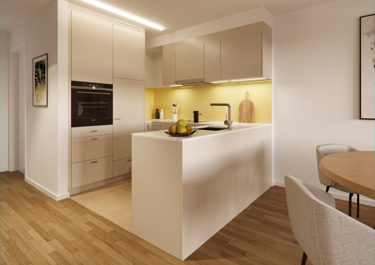 2 ½ rooms furnished flat