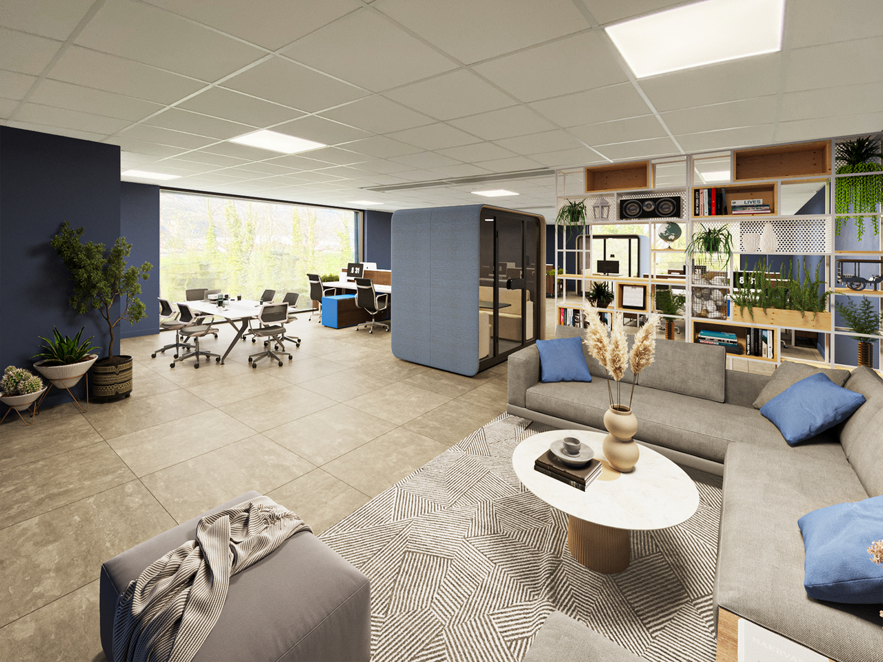 ufficio di 160m²