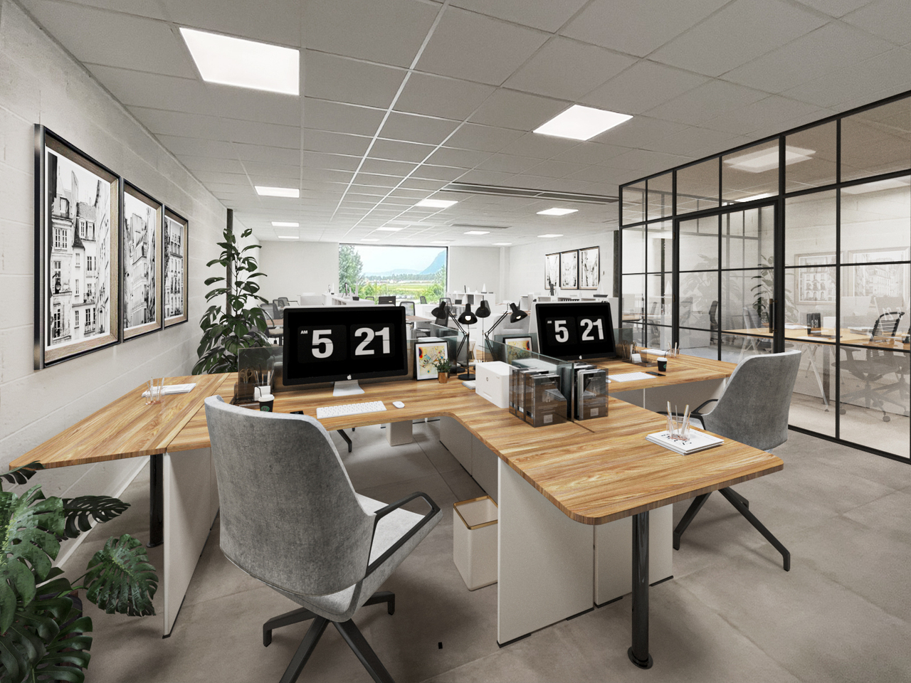 ufficio di 160m²