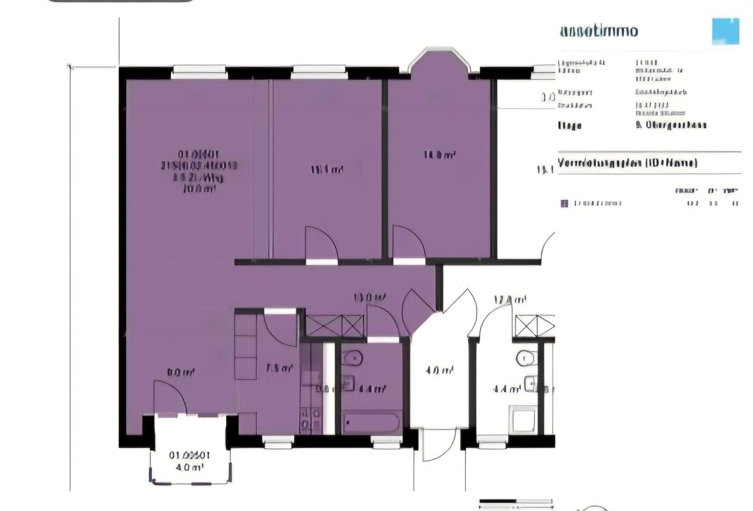 3 ½ rooms furnished flat