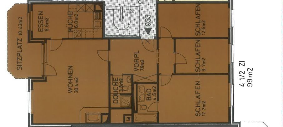 Appartamento di 4 ½ locali