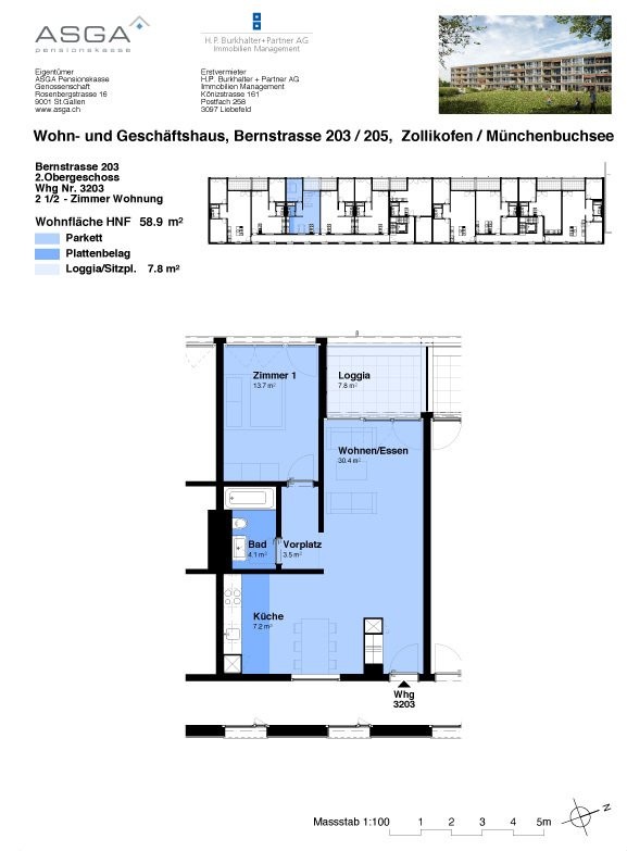 2 ½ rooms apartment, Foto 7 von 7