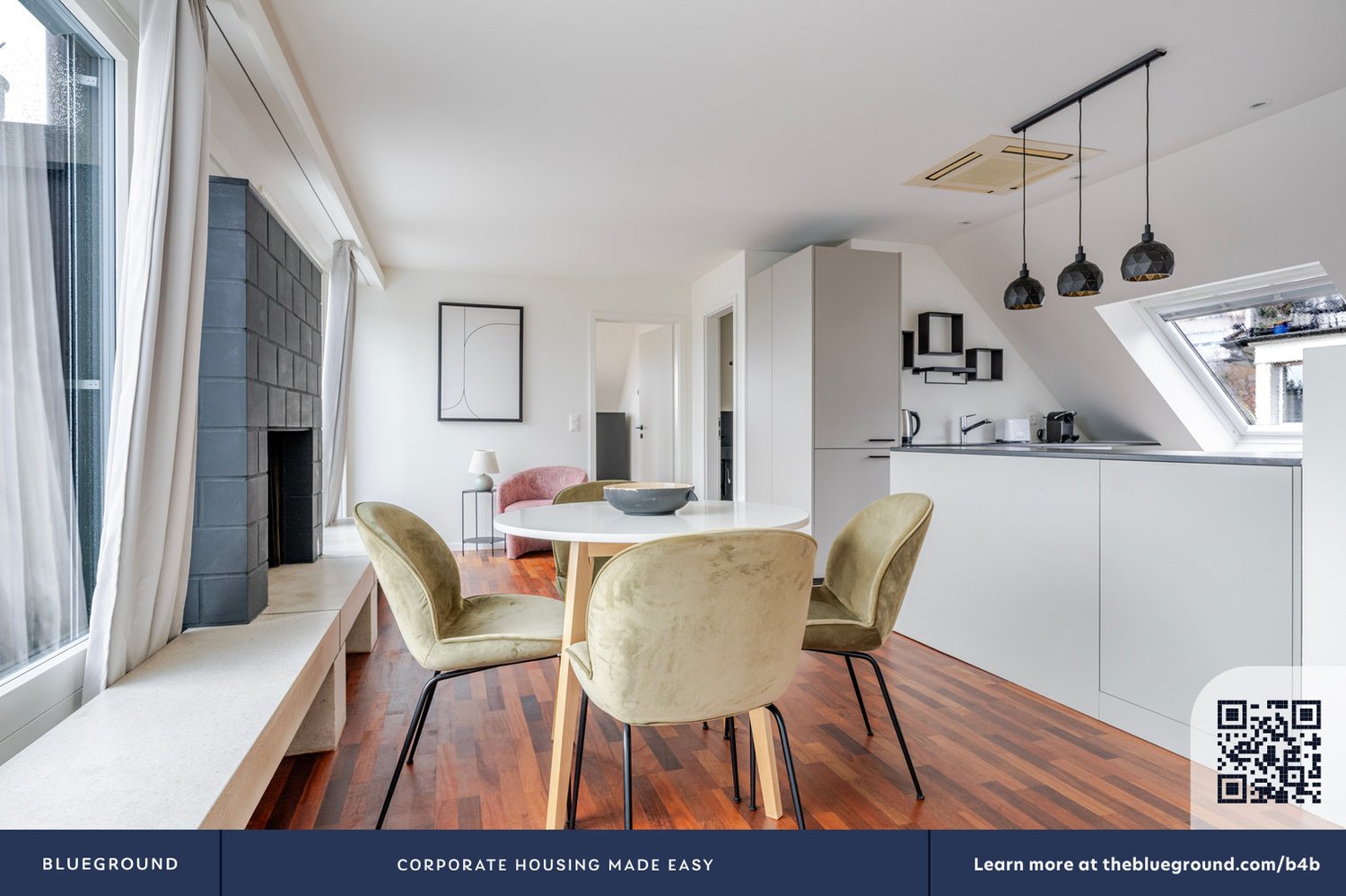 3 ½ pièces appartement meublé