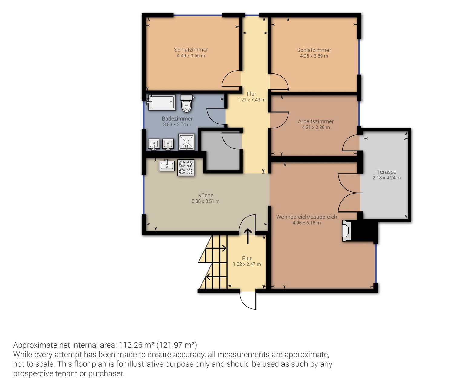 4 ½ pièces appartement