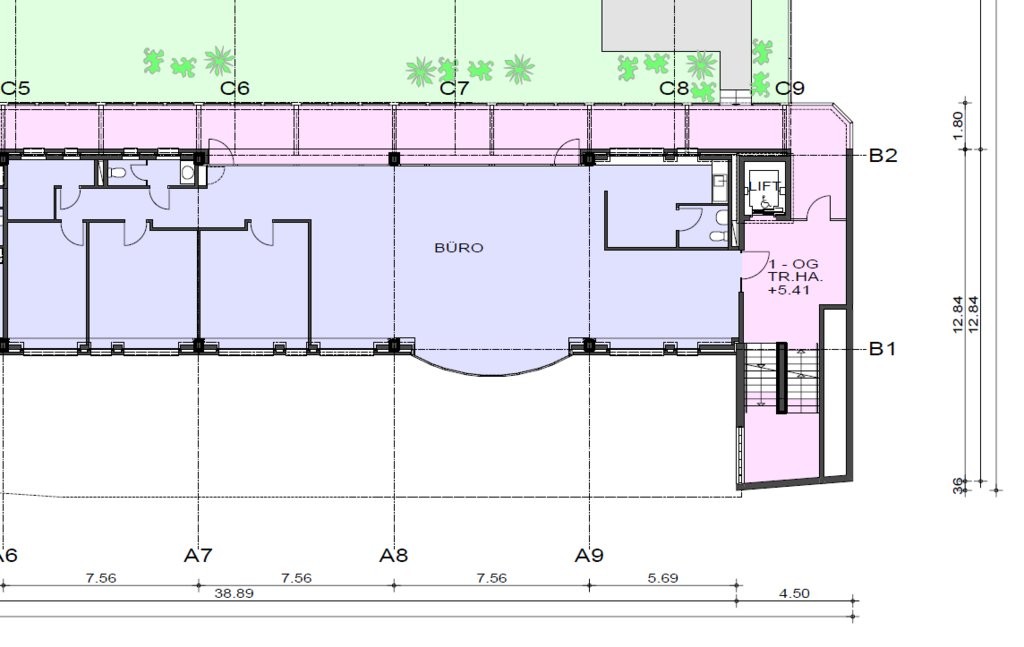 205m² office