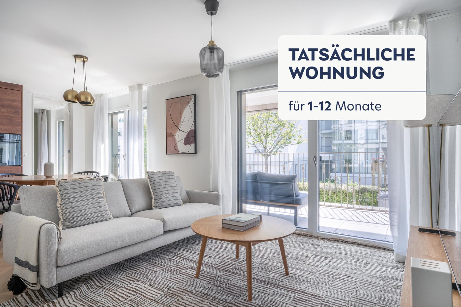 3 ½ rooms furnished flat, Foto 1 von 10