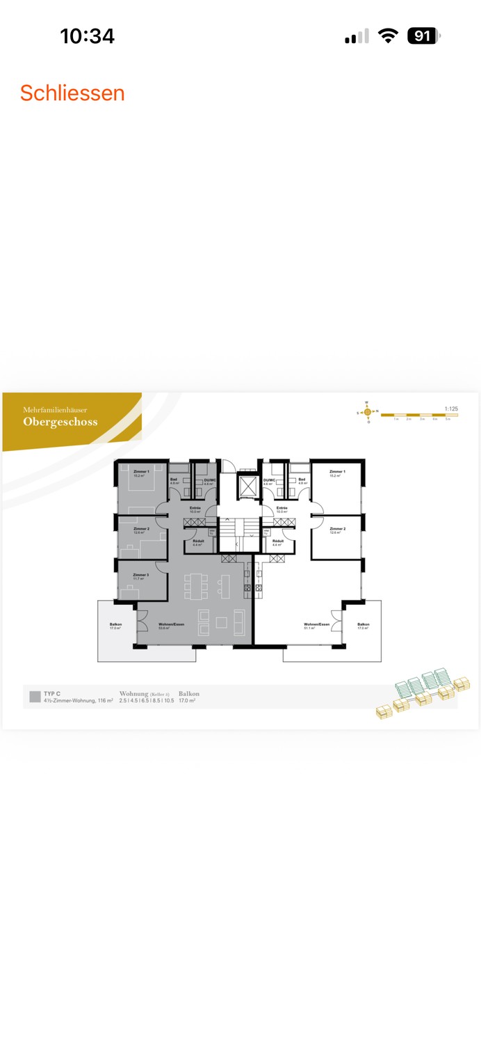 Appartement de 2 ½ pièces