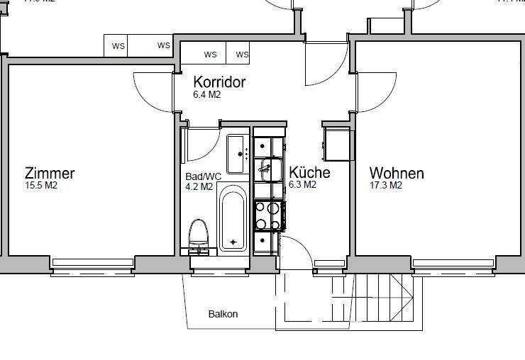 2 rooms apartment, Foto 7 von 8