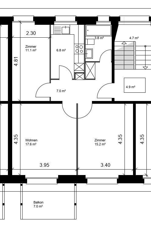 3 rooms apartment, photo 7 sur 7