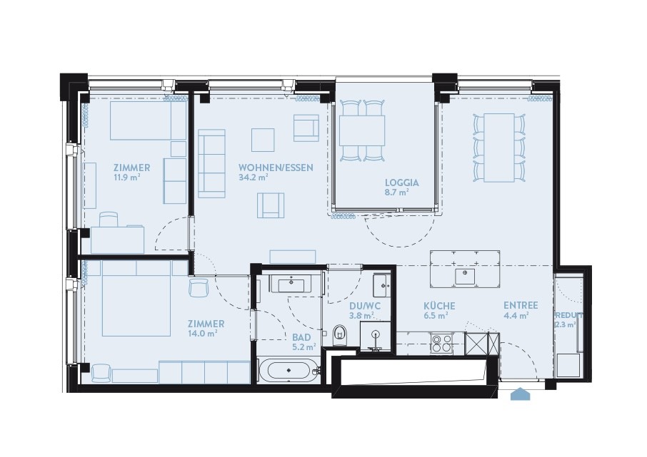 3 ½ rooms apartment, Foto 10 von 10