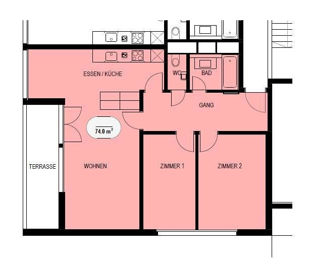 Appartamento di 3 ½ locali