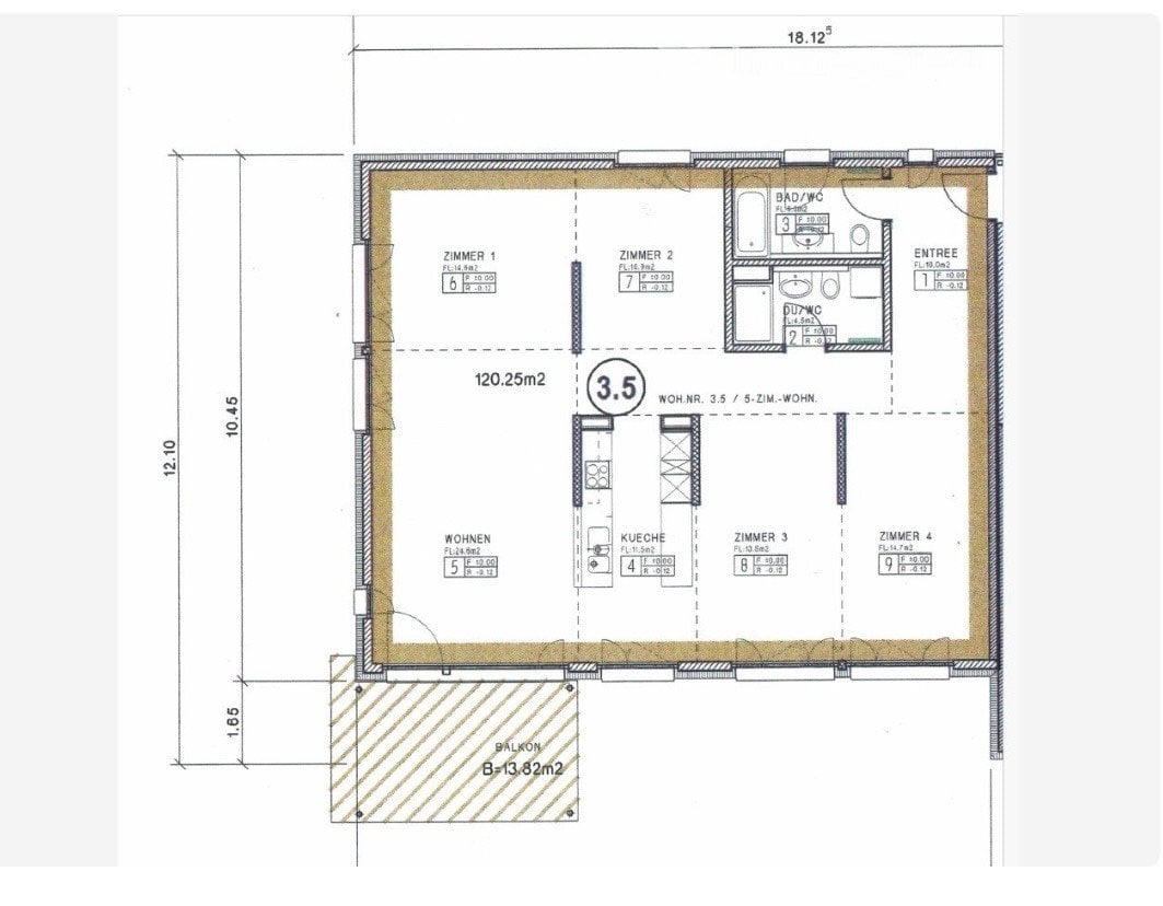4 ½ Zimmer Wohnung, Foto 5 von 5