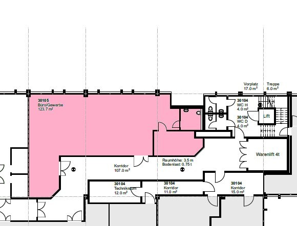 160m² office