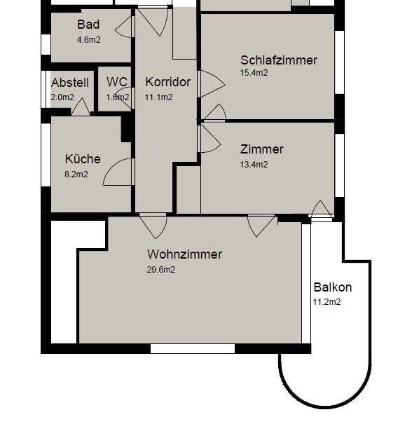 3 rooms apartment, Foto 9 von 9